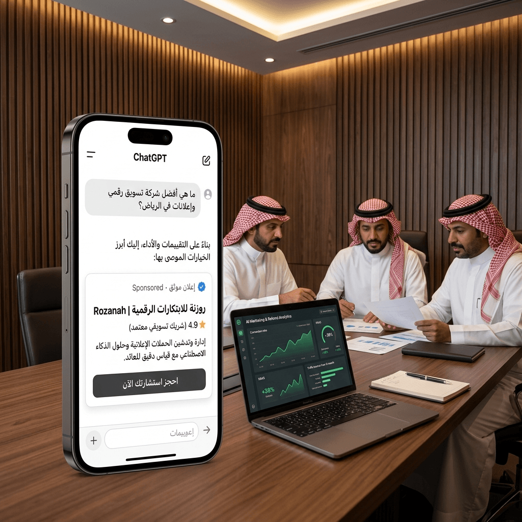إعلانات ChatGPT في السعودية: كيف تختبر القناة الجديدة وتعرف إذا تستحق ميزانيتك؟